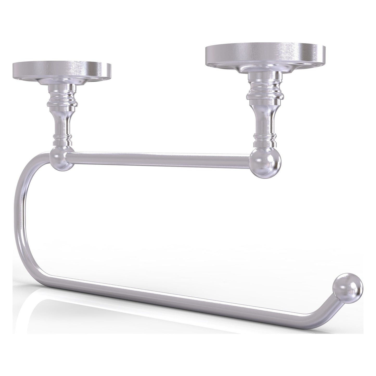 Allied Brass Prestige Regal 15" x 2.5" Satin Chrome Solid Brass Under Cabinet Paper Towel Holder