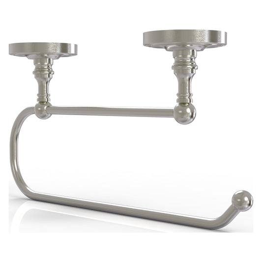 Allied Brass Prestige Regal 15" x 2.5" Satin Nickel Solid Brass Under Cabinet Paper Towel Holder