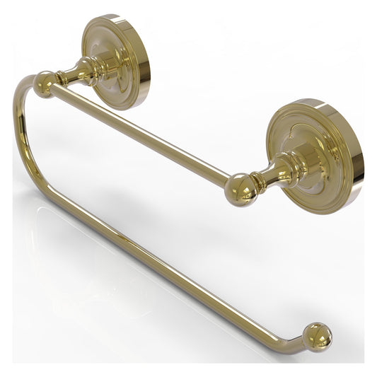 Allied Brass Prestige Regal 15" x 3.5" Unlacquered Brass Solid Brass Wall-Mounted Paper Towel Holder