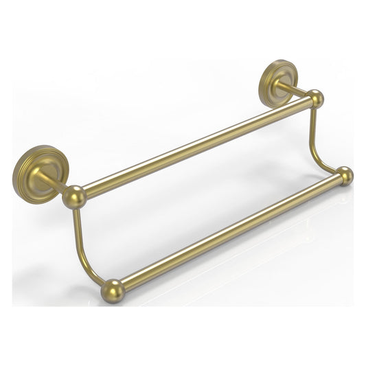 Allied Brass Prestige Regal 18" x 21" Satin Brass Solid Brass 18-Inch Double Towel Bar