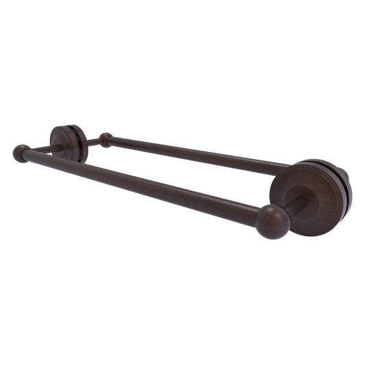 Allied Brass Prestige Regal 21" x 7.8" Venetian Bronze Solid Brass 18-inch Back-to-Back Shower Door Towel Bar