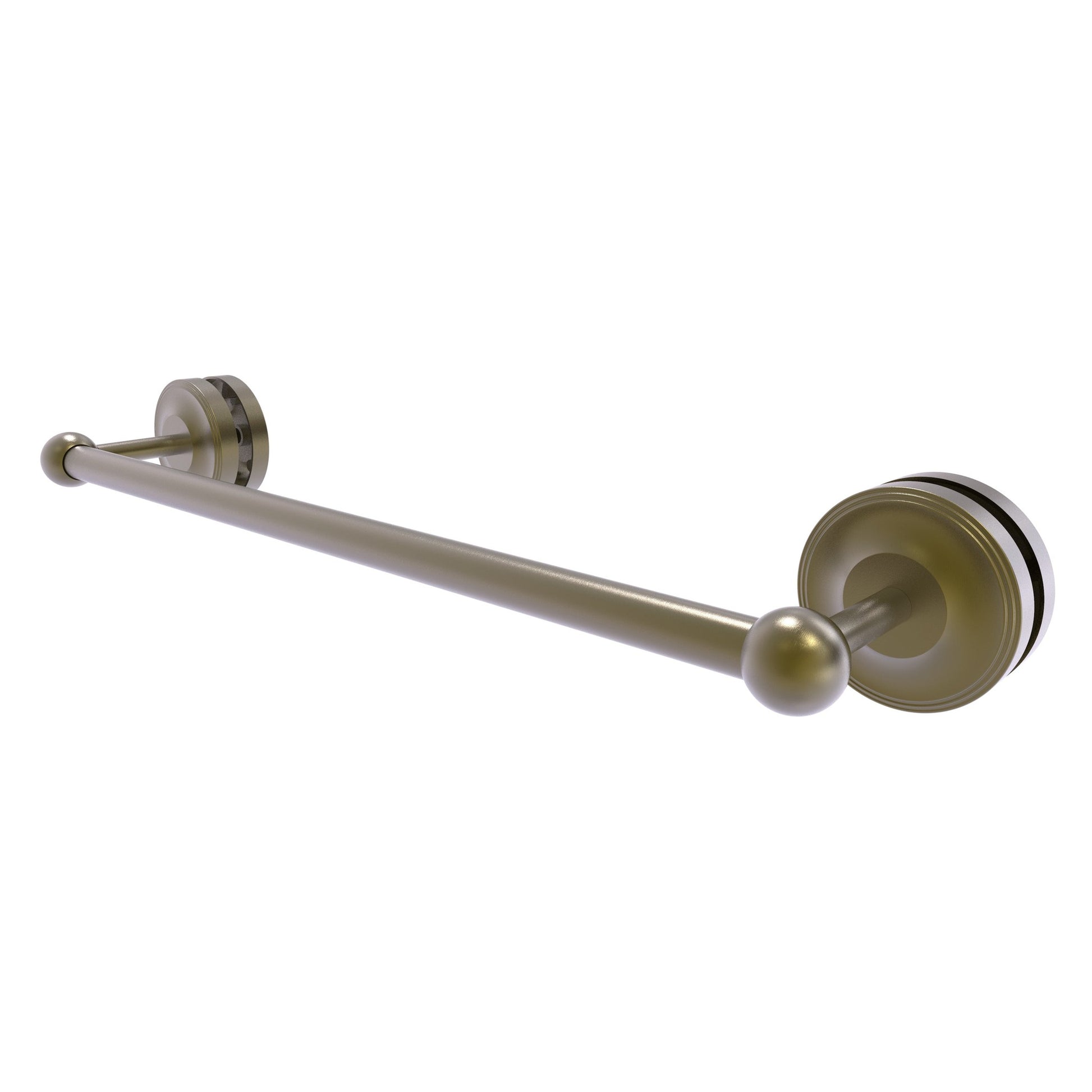 Allied Brass Prestige Regal 21" x N/A" Antique Brass Solid Brass 18-Inch Shower Door Towel Bar