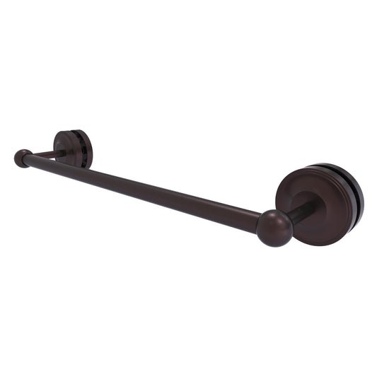 Allied Brass Prestige Regal 21" x N/A" Antique Bronze Solid Brass 18-Inch Shower Door Towel Bar