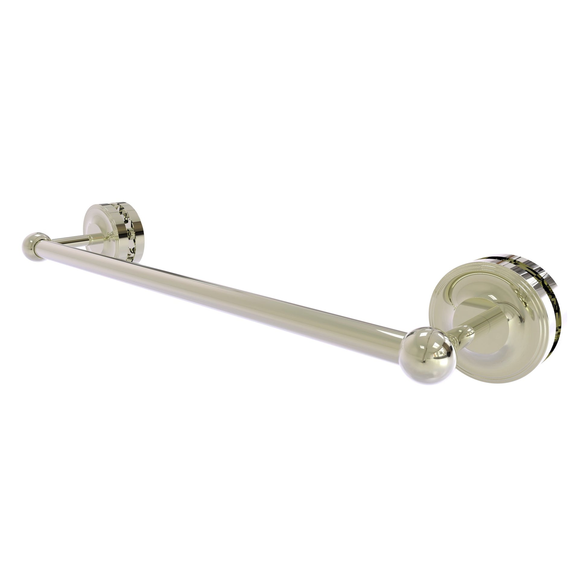 Allied Brass Prestige Regal 21" x N/A" Polished Nickel Solid Brass 18-Inch Shower Door Towel Bar