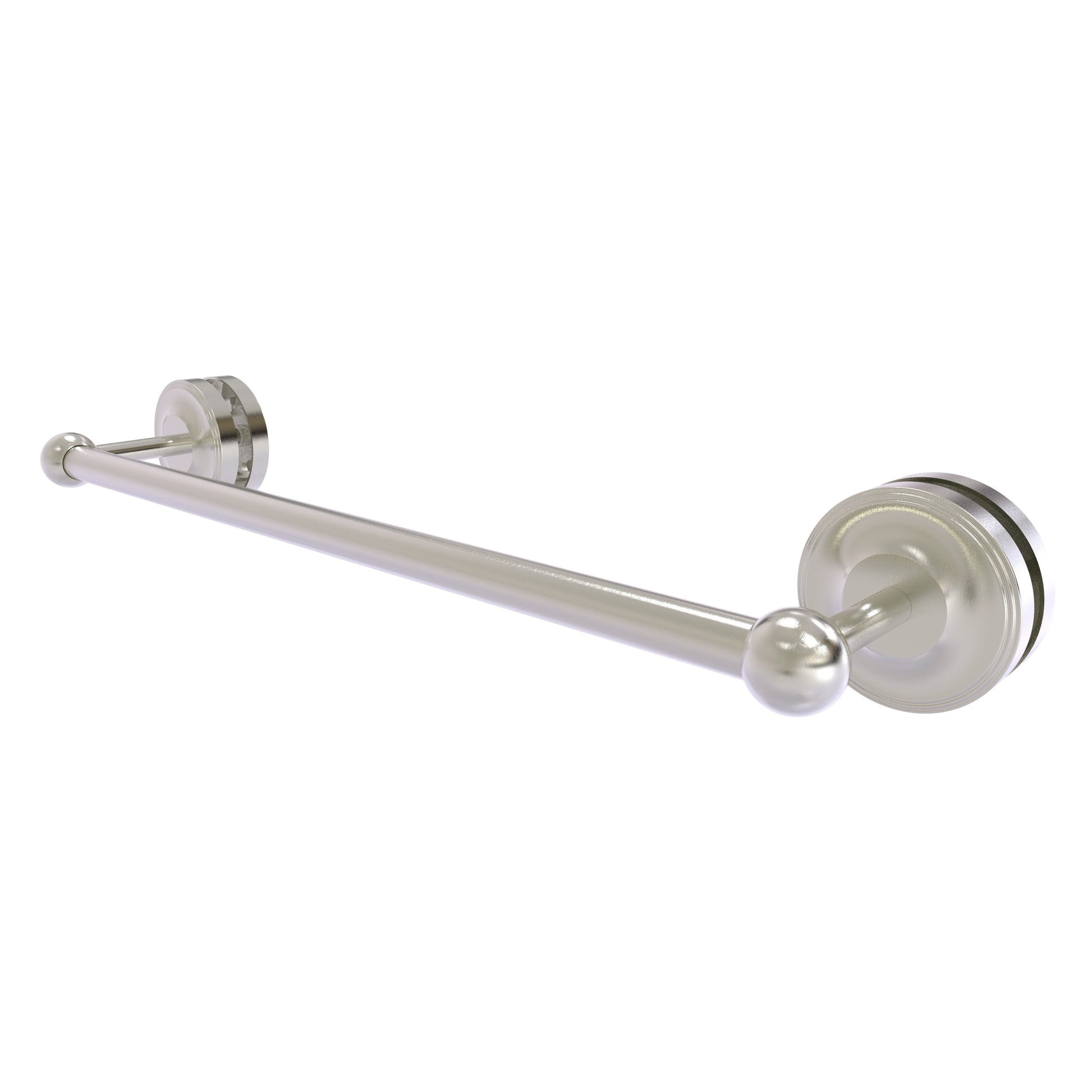 Allied Brass Prestige Regal 21" x N/A" Satin Nickel Solid Brass 18-Inch Shower Door Towel Bar