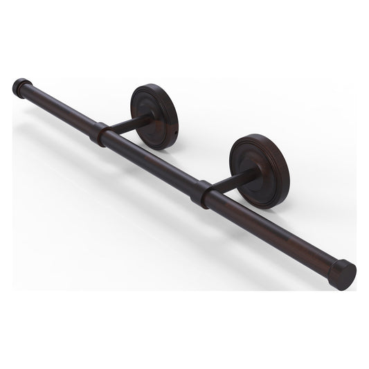 Allied Brass Prestige Regal 21.4" x 3.6" Venetian Bronze Solid Brass Wall-Mounted Horizontal Guest Towel Holder