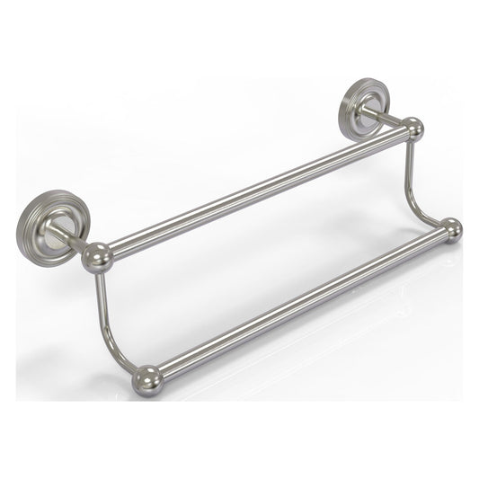 Allied Brass Prestige Regal 24" x 27" Satin Nickel Solid Brass 24-Inch Double Towel Bar