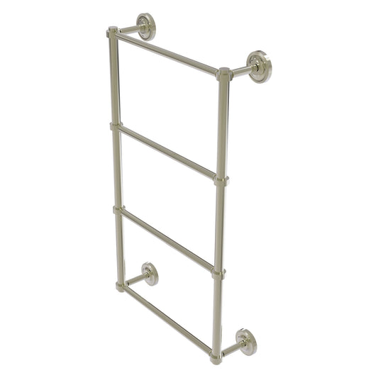Allied Brass Prestige Regal 24" x 5.4" Polished Nickel Solid Brass 4-Tier 24 Inch Ladder Towel Bar