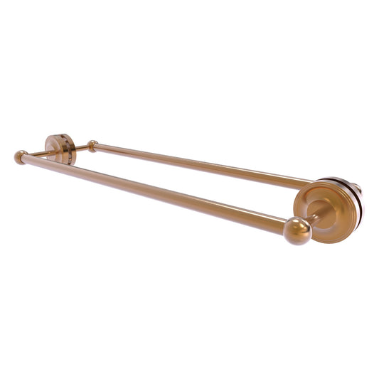 Allied Brass Prestige Regal 27" x 7.8" Brushed Bronze Solid Brass 24-Inch Back-to-Back Shower Door Towel Bar