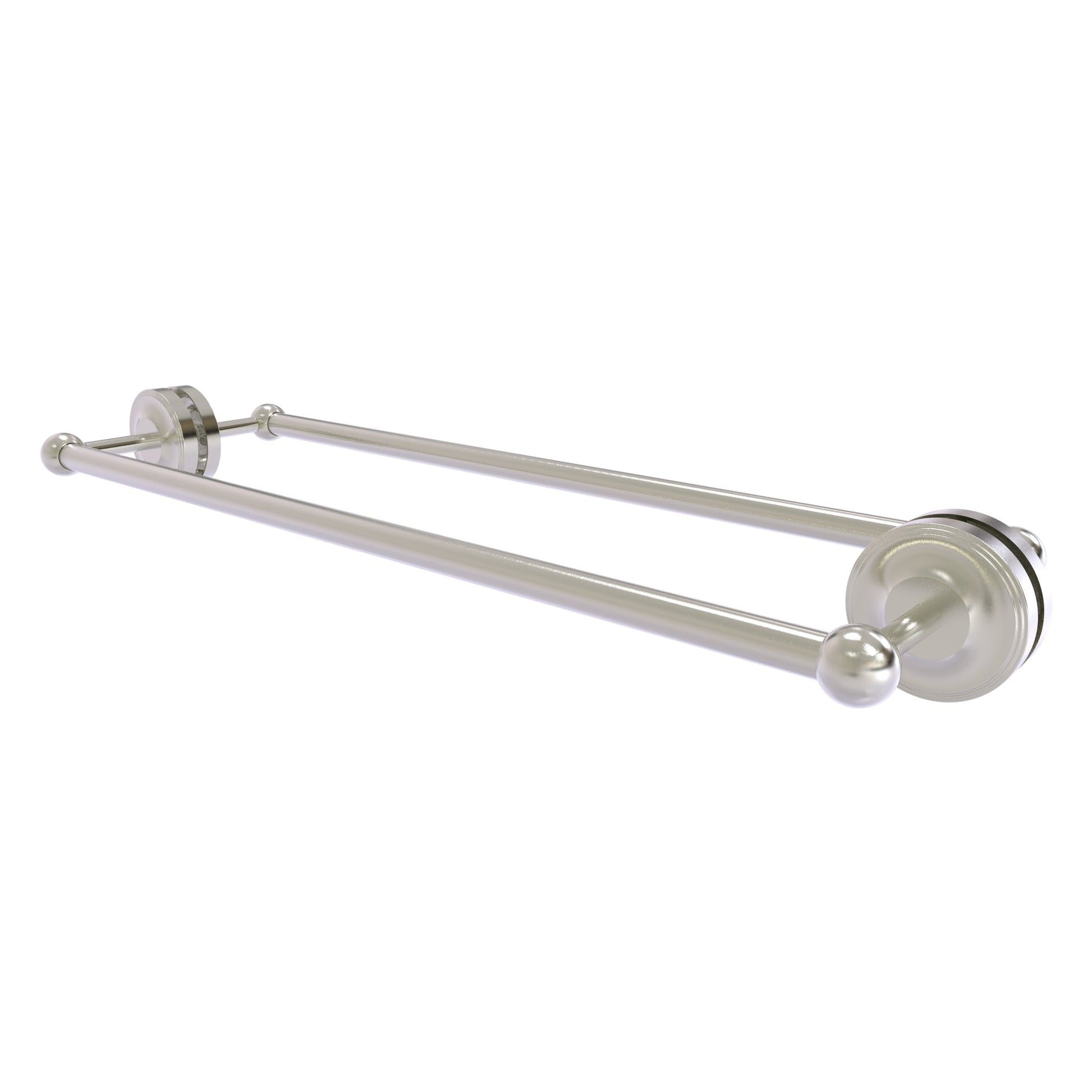 Allied Brass Prestige Regal 27" x 7.8" Satin Nickel Solid Brass 24-Inch Back-to-Back Shower Door Towel Bar