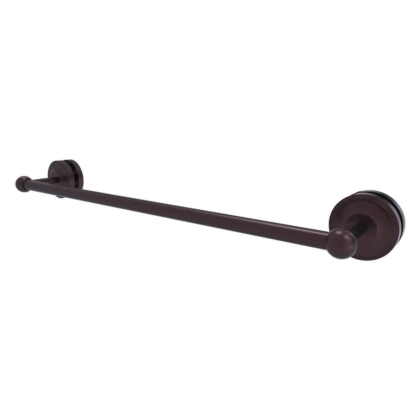 Allied Brass Prestige Regal 27" x N/A" Antique Bronze Solid Brass 24-Inch Shower Door Towel Bar