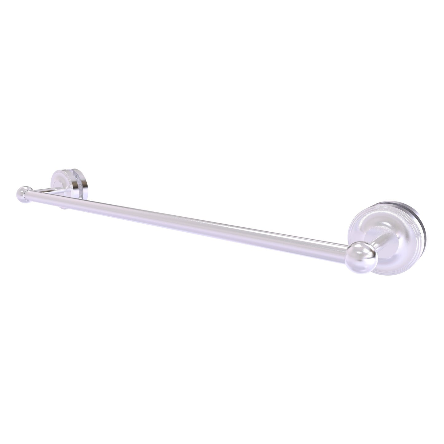 Allied Brass Prestige Regal 27" x N/A" Satin Chrome Solid Brass 24-Inch Shower Door Towel Bar