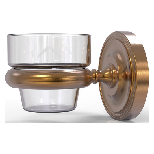 Allied Brass Prestige Regal 3" x 2.5" Brushed Bronze Solid Brass Wall-Mounted Votive Candle Holder