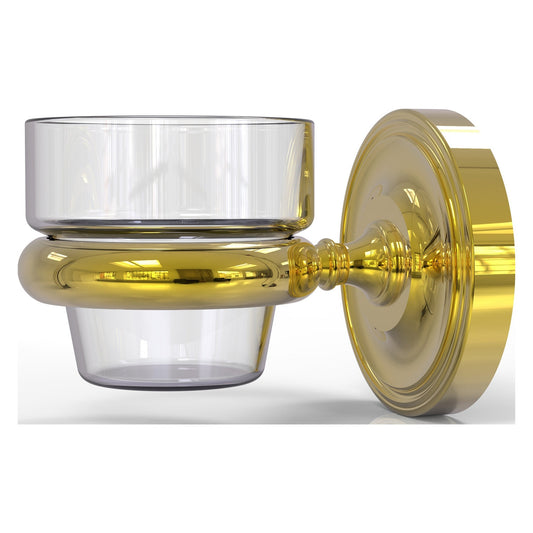 Allied Brass Prestige Regal 3" x 2.5" Polished Brass Solid Brass Wall-Mounted Votive Candle Holder