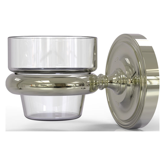 Allied Brass Prestige Regal 3" x 2.5" Polished Nickel Solid Brass Wall-Mounted Votive Candle Holder