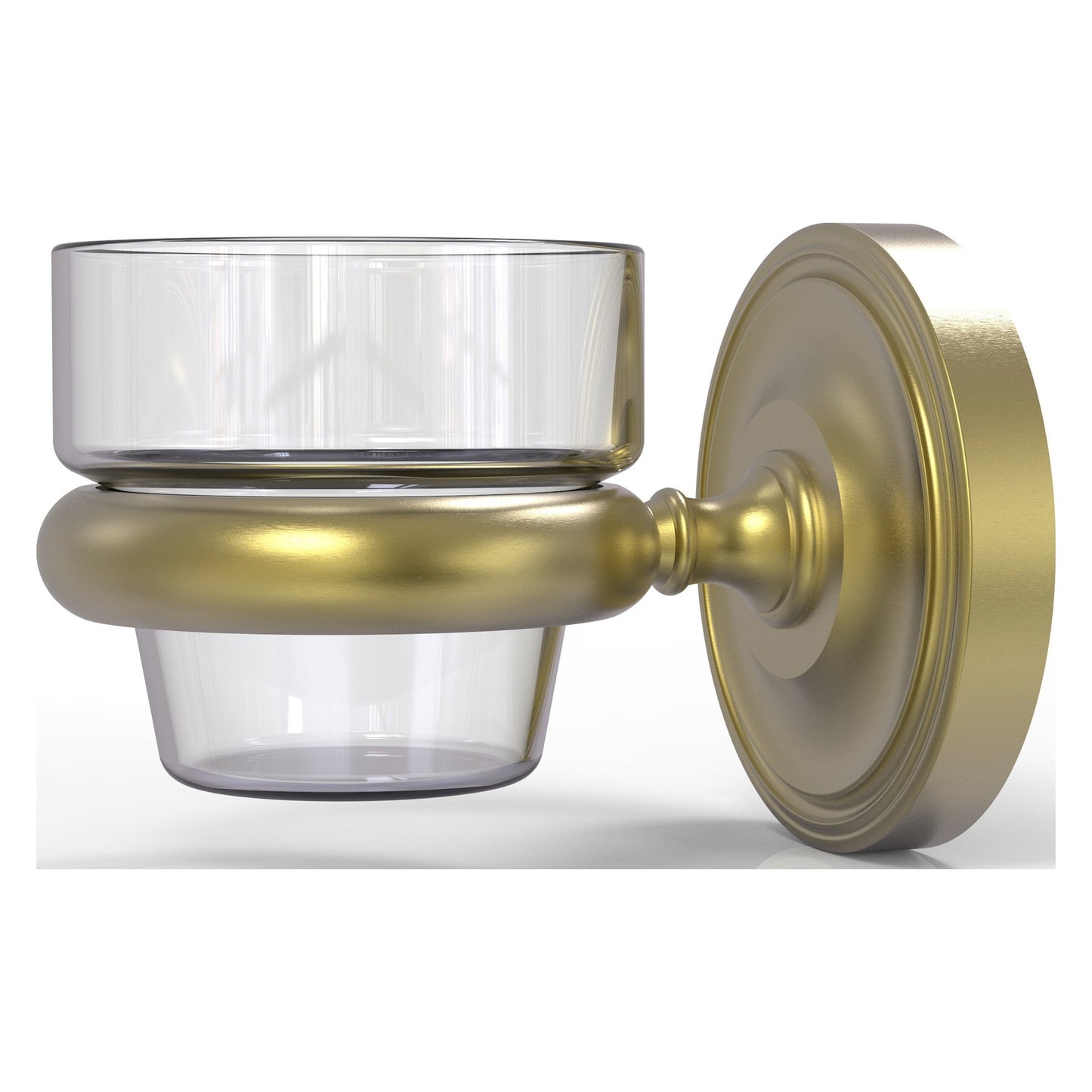 Allied Brass Prestige Regal 3" x 2.5" Satin Brass Solid Brass Wall-Mounted Votive Candle Holder