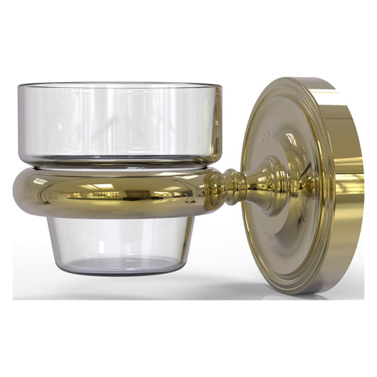 Allied Brass Prestige Regal 3" x 2.5" Unlacquered Brass Solid Brass Wall-Mounted Votive Candle Holder
