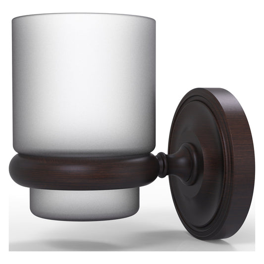 Allied Brass Prestige Regal 3" x 2.5" Venetian Bronze Solid Brass Wall-Mounted Tumbler Holder