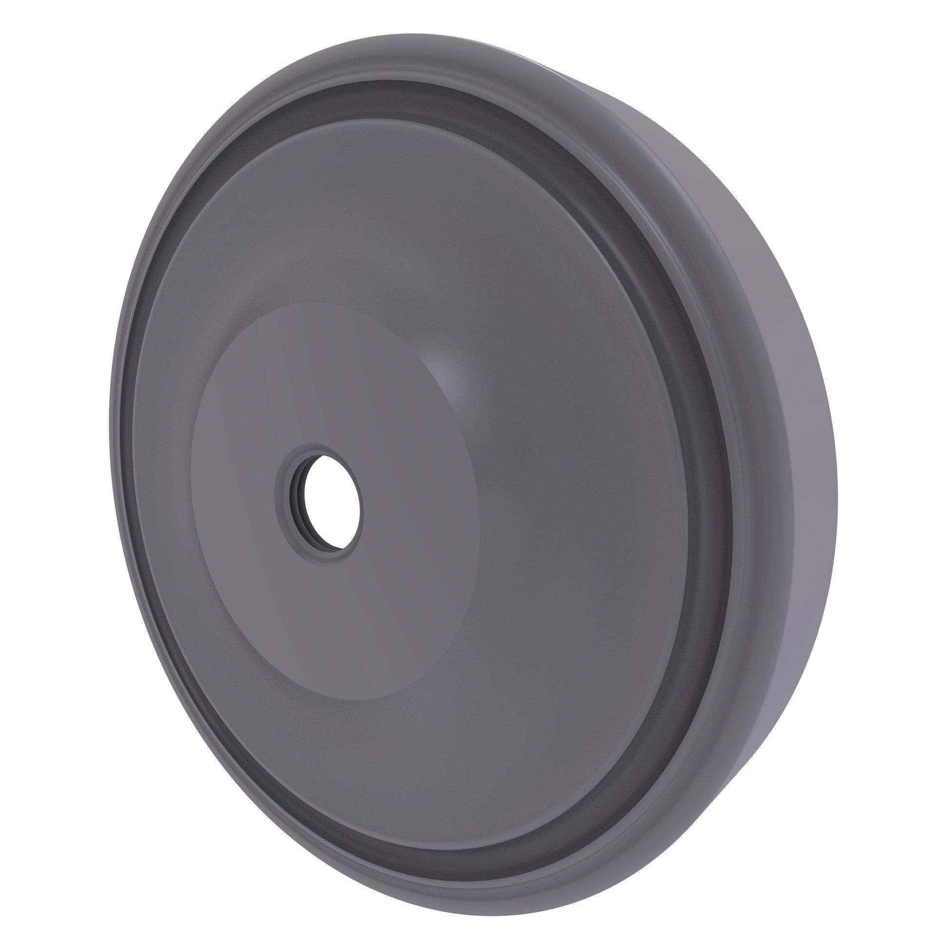 Allied Brass Prestige Regal 3" x 3" Matte Gray Solid Brass PR-98 Shower Curtain Rod Brackets