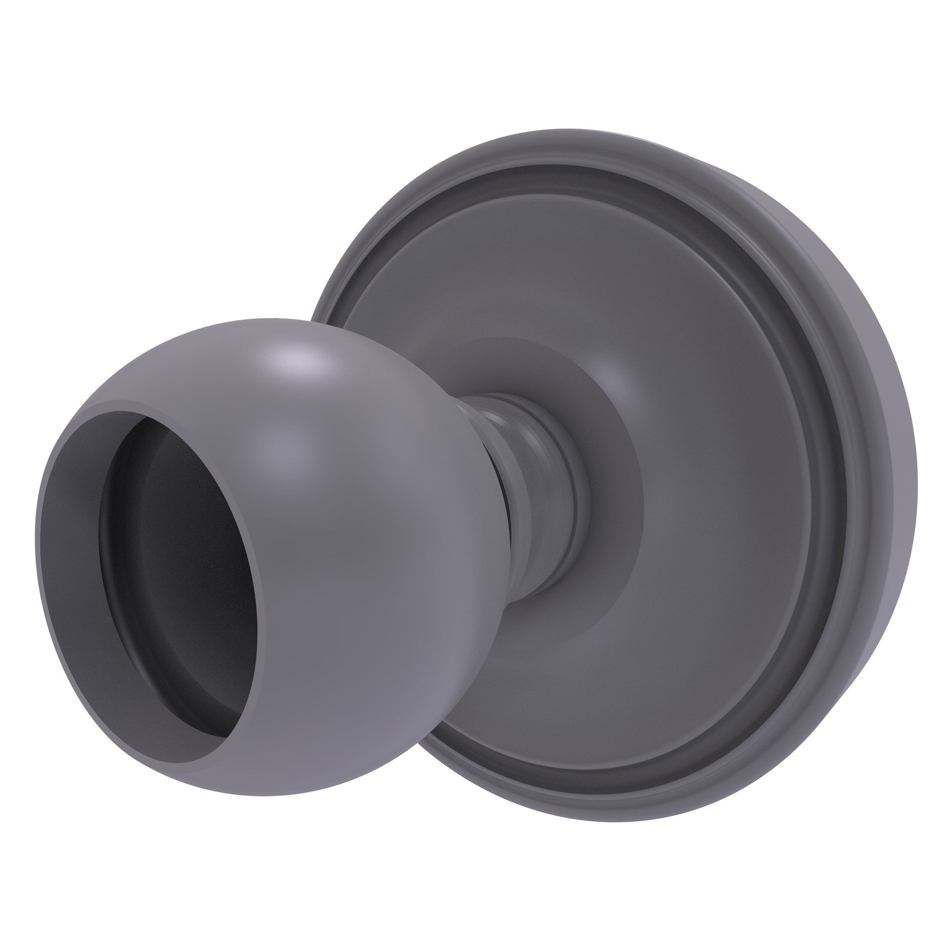 Allied Brass Prestige Regal 3" x 3" Matte Gray Solid Brass PR-99 Shower Curtain Rod Brackets