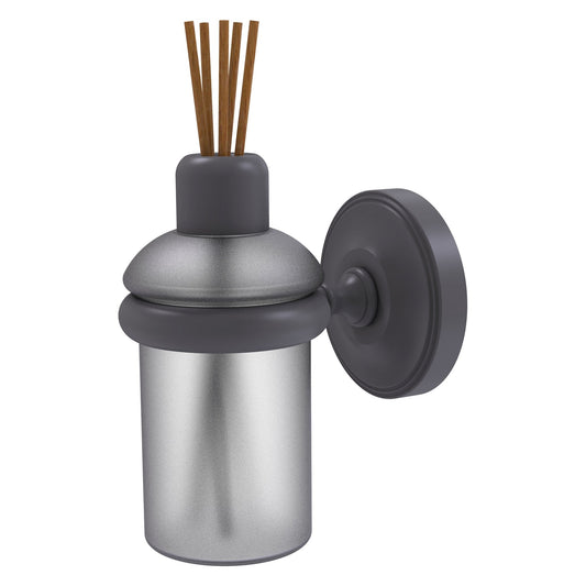 Allied Brass Prestige Regal 3" x 4.4" Matte Gray Solid Brass Wall-Mounted Scent Stick Holder