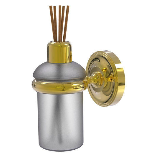 Allied Brass Prestige Regal 3" x 4.4" Polished Brass Solid Brass Wall-Mounted Scent Stick Holder