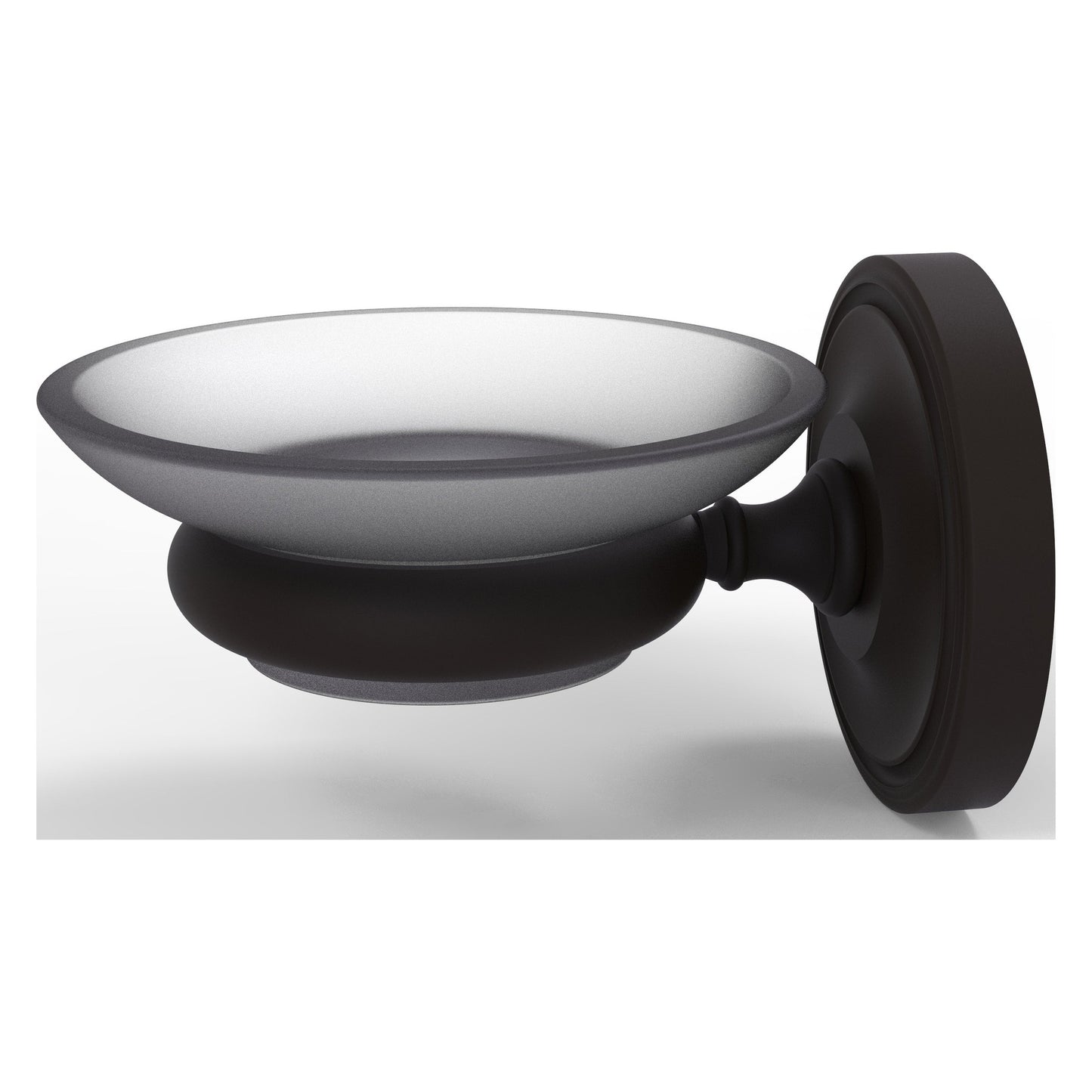 Allied Brass Prestige Regal 3" x 4.5" Oil Rubbed Bronze Solid Brass Wall-Mounted Soap Dish