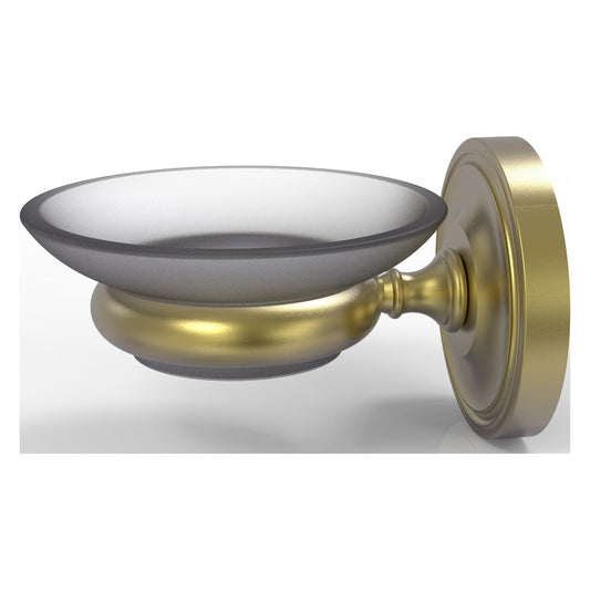 Allied Brass Prestige Regal 3" x 4.5" Satin Brass Solid Brass Wall-Mounted Soap Dish