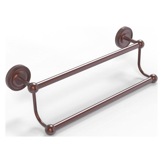 Allied Brass Prestige Regal 30" x 33" Antique Copper Solid Brass 30-Inch Double Towel Bar