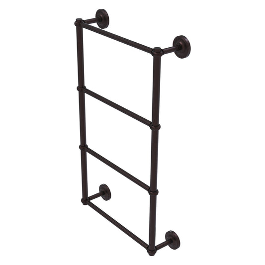 Allied Brass Prestige Regal 30" x 5.4" Antique Bronze Solid Brass 4-Tier 30 Inch Ladder Towel Bar With Twisted Detail