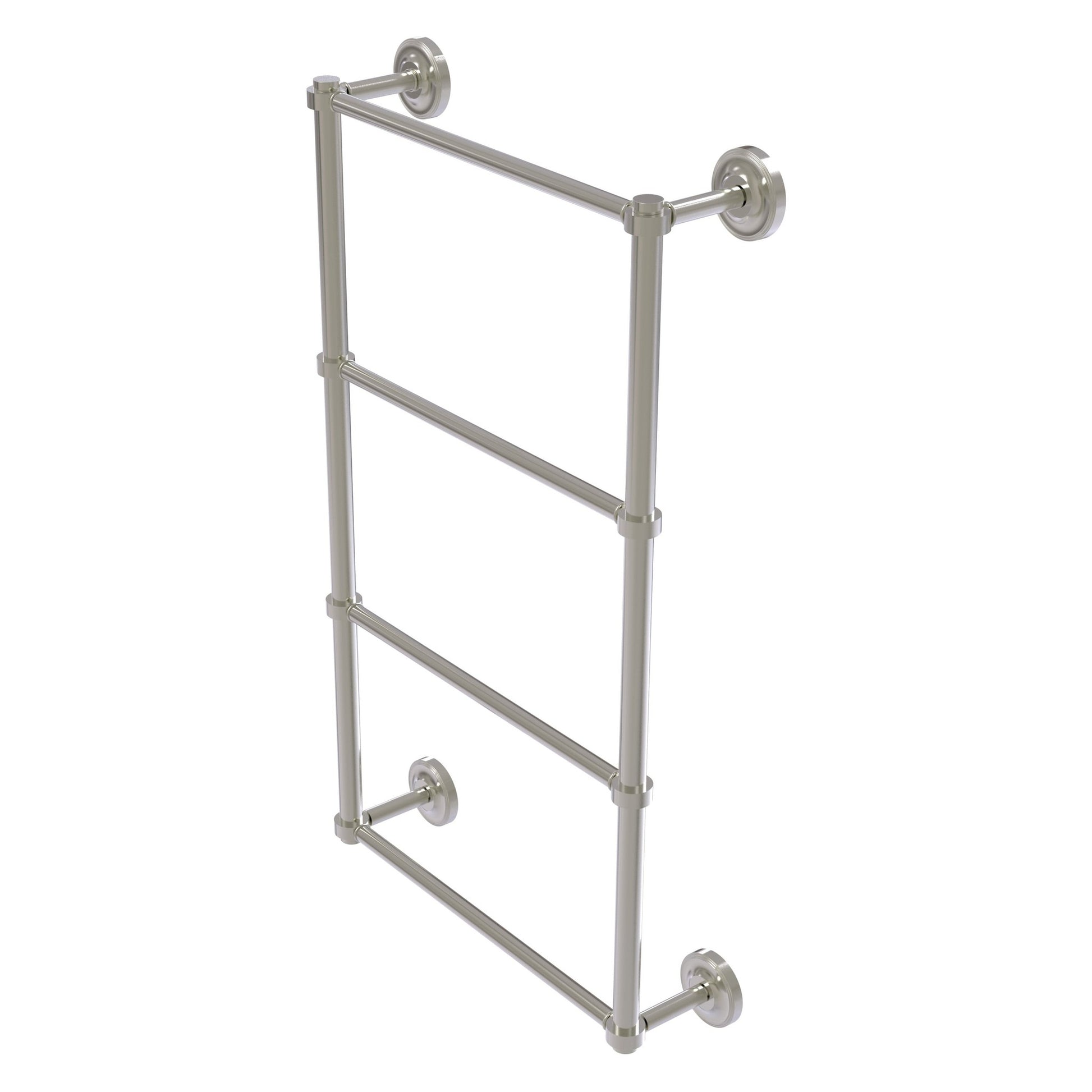 Allied Brass Prestige Regal 30" x 5.4" Satin Nickel Solid Brass 4-Tier 30 Inch Ladder Towel Bar