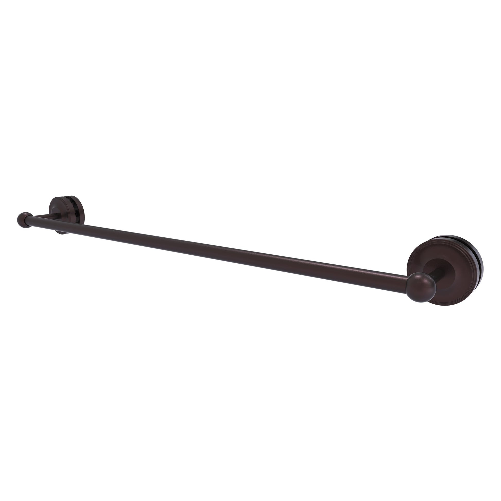 Allied Brass Prestige Regal 33" x N/A" Antique Bronze Solid Brass 30-Inch Shower Door Towel Bar