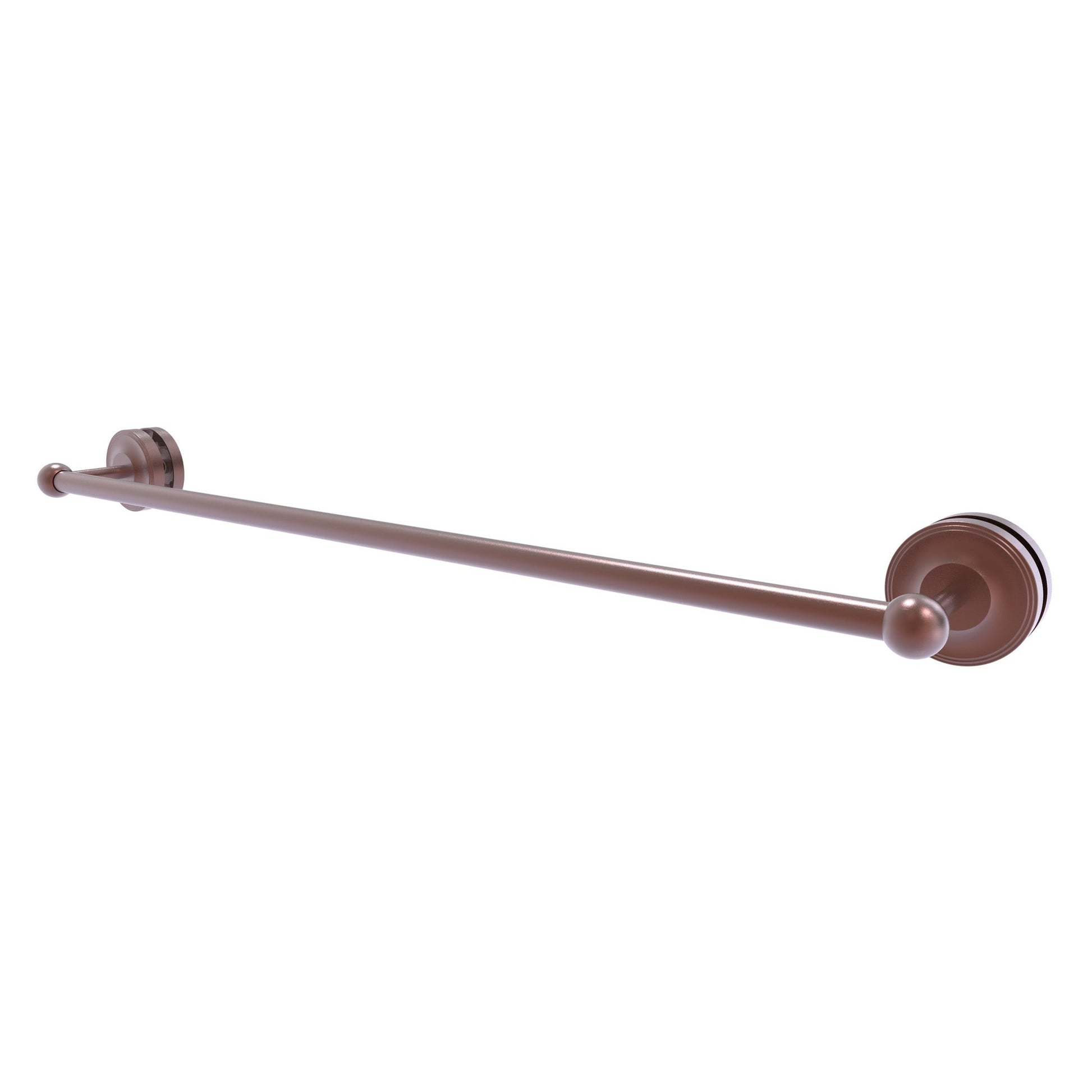 Allied Brass Prestige Regal 33" x N/A" Antique Copper Solid Brass 30-Inch Shower Door Towel Bar