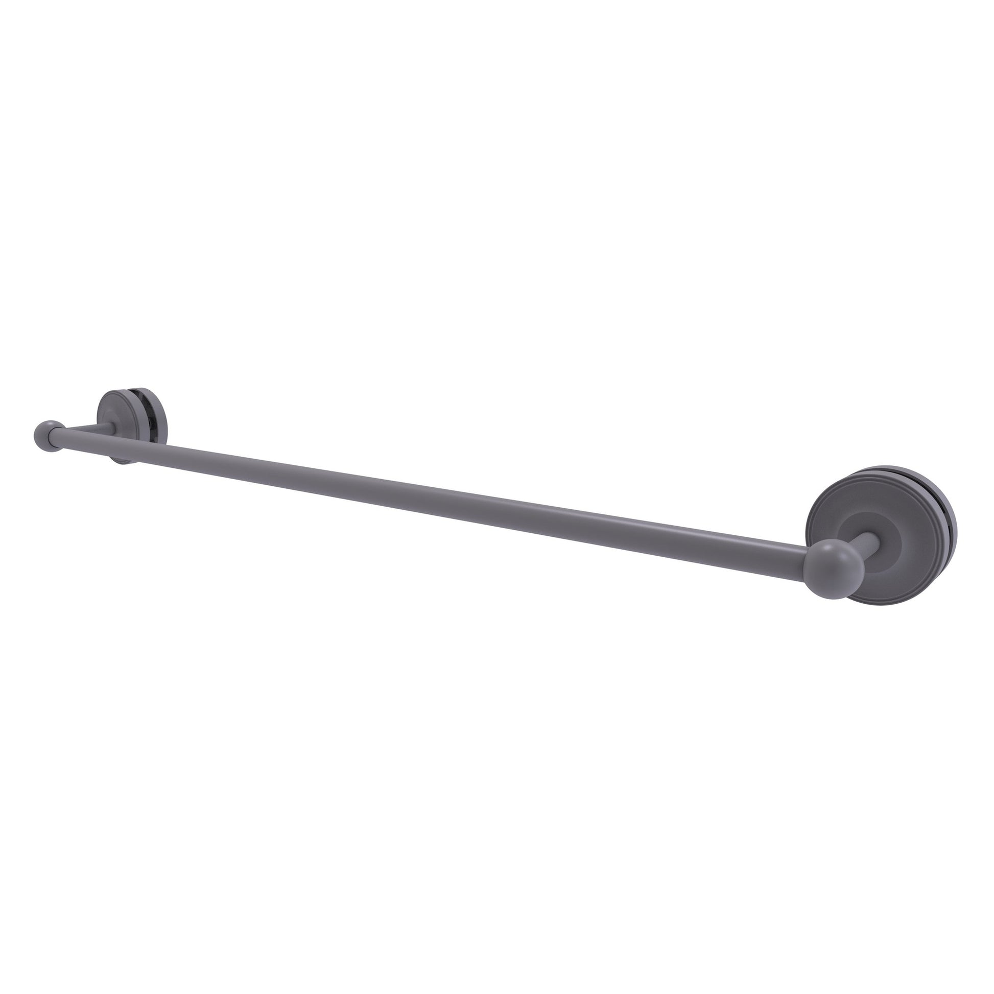 Allied Brass Prestige Regal 33" x N/A" Matte Gray Solid Brass 30-Inch Shower Door Towel Bar