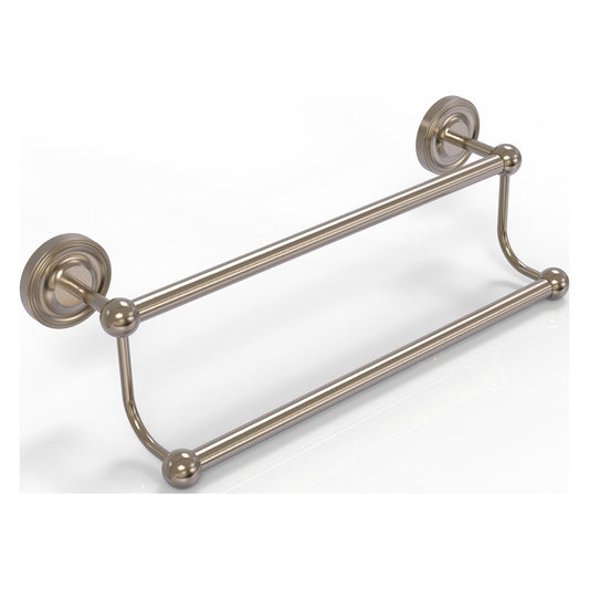 Allied Brass Prestige Regal 36" x 39" Antique Pewter Solid Brass 36-Inch Double Towel Bar