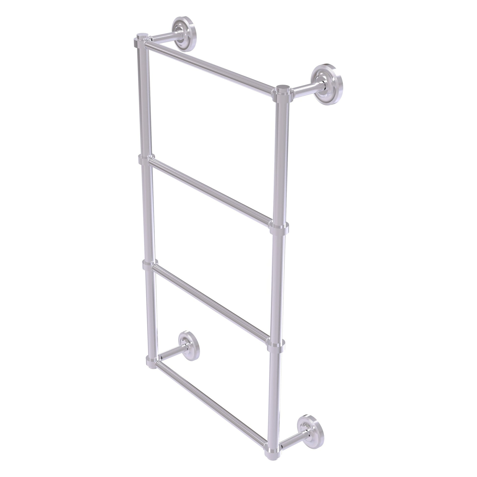 Allied Brass Prestige Regal 36" x 5.4" Satin Chrome Solid Brass 4-Tier 36 Inch Ladder Towel Bar