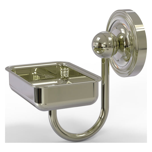 Allied Brass Prestige Regal 4.5" x 3.5" Polished Nickel Solid Brass Wall-Mounted Soap Dish