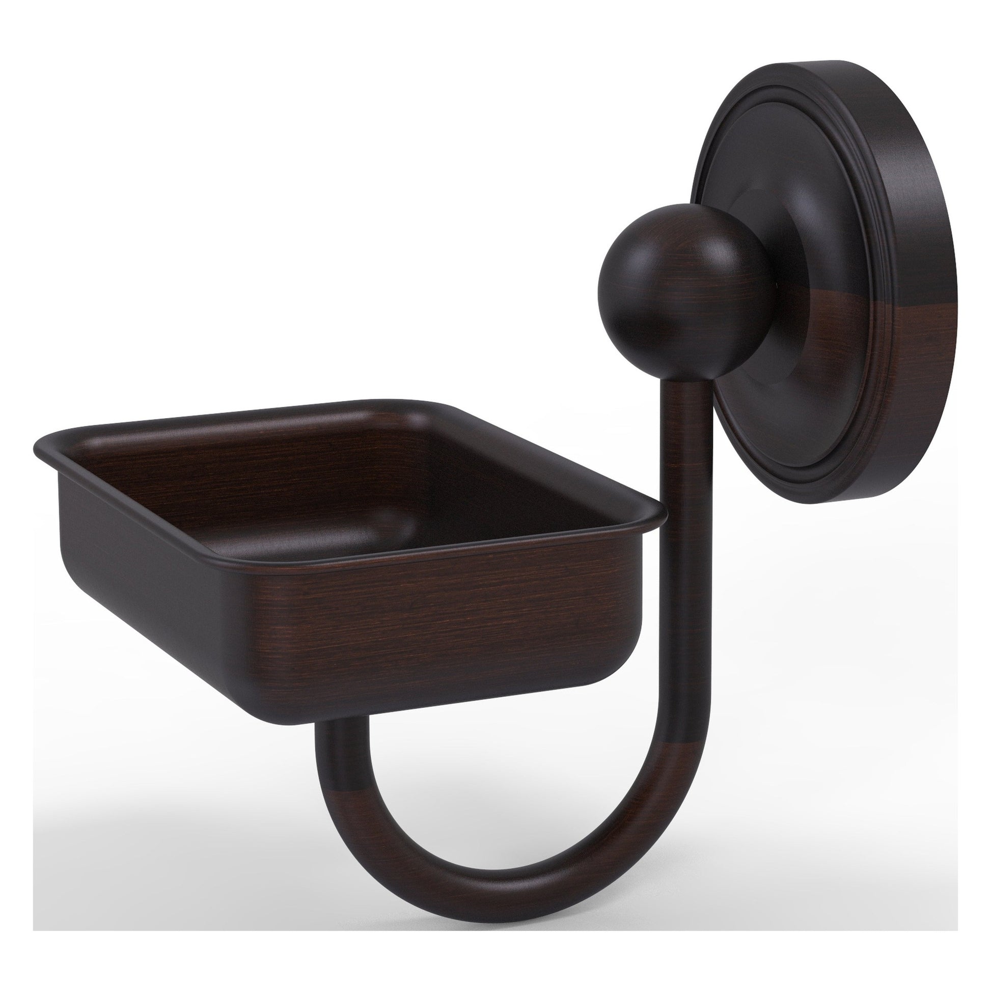 Allied Brass Prestige Regal 4.5" x 3.5" Venetian Bronze Solid Brass Wall-Mounted Soap Dish