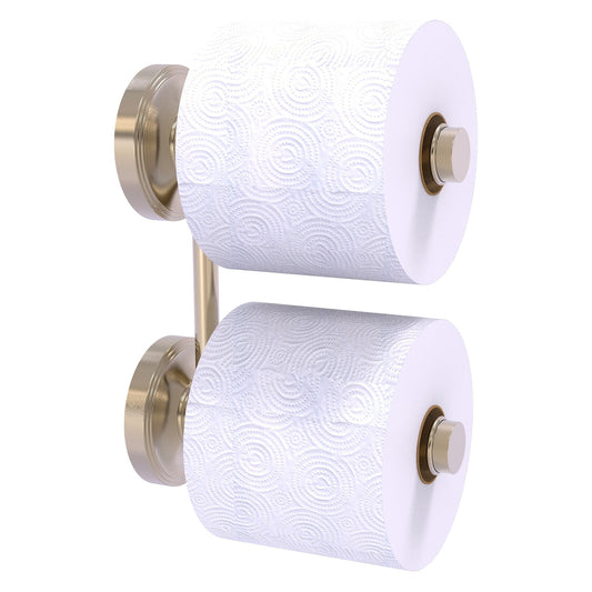 Allied Brass Prestige Regal 6.4" x 3" Antique Pewter Solid Brass 2-Roll Reserve Roll Toilet Paper Holder