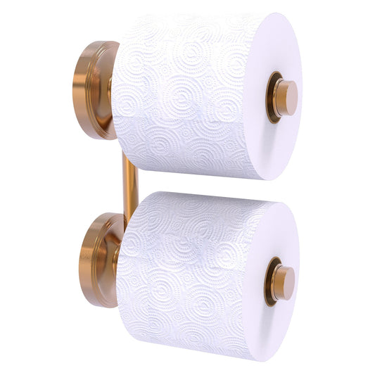 Allied Brass Prestige Regal 6.4" x 3" Brushed Bronze Solid Brass 2-Roll Reserve Roll Toilet Paper Holder