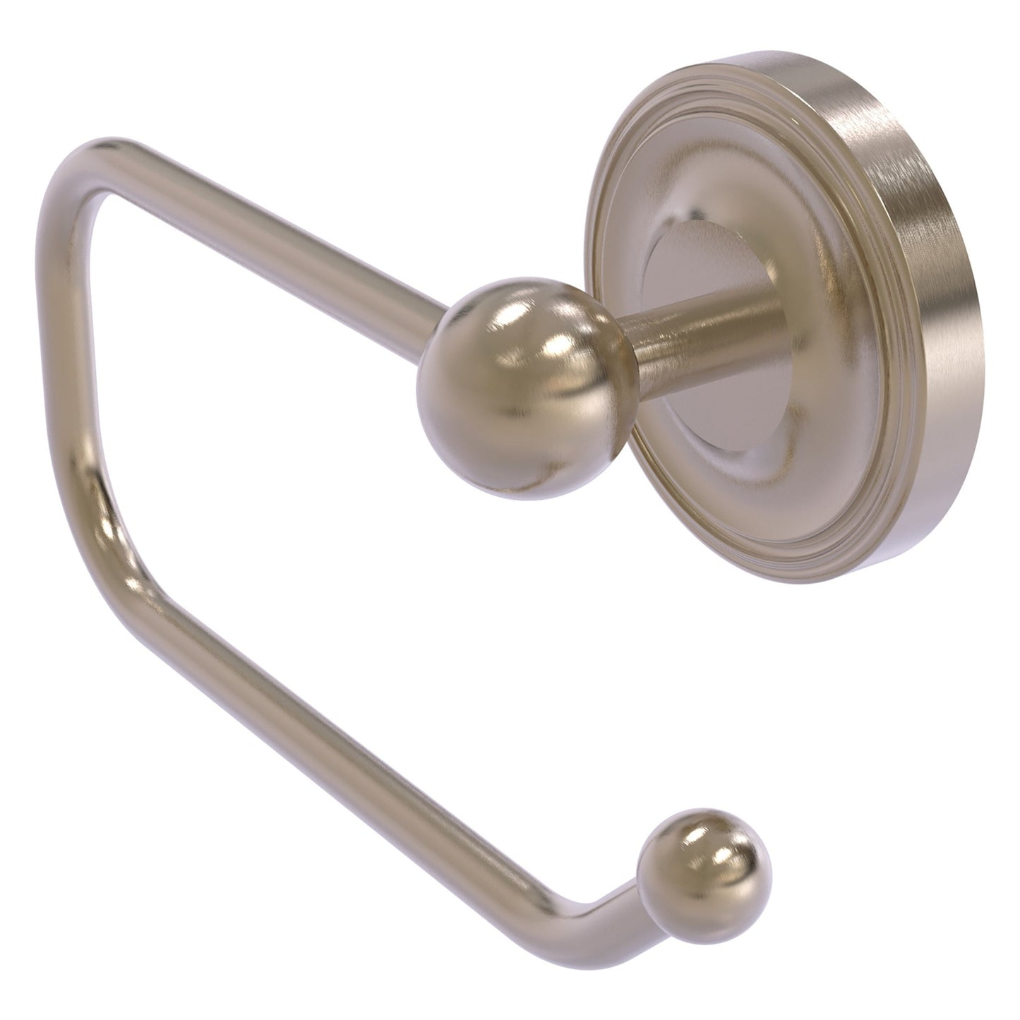 Allied Brass Prestige Regal 8" x 7" Antique Pewter Solid Brass European Style Toilet Tissue Holder