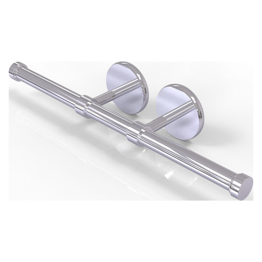 Allied Brass Prestige Skyline 14.9" x 3.6" Polished Chrome Solid Brass Double Roll Toilet Tissue Holder