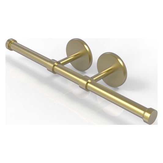 Allied Brass Prestige Skyline 14.9" x 3.6" Satin Brass Solid Brass Double Roll Toilet Tissue Holder
