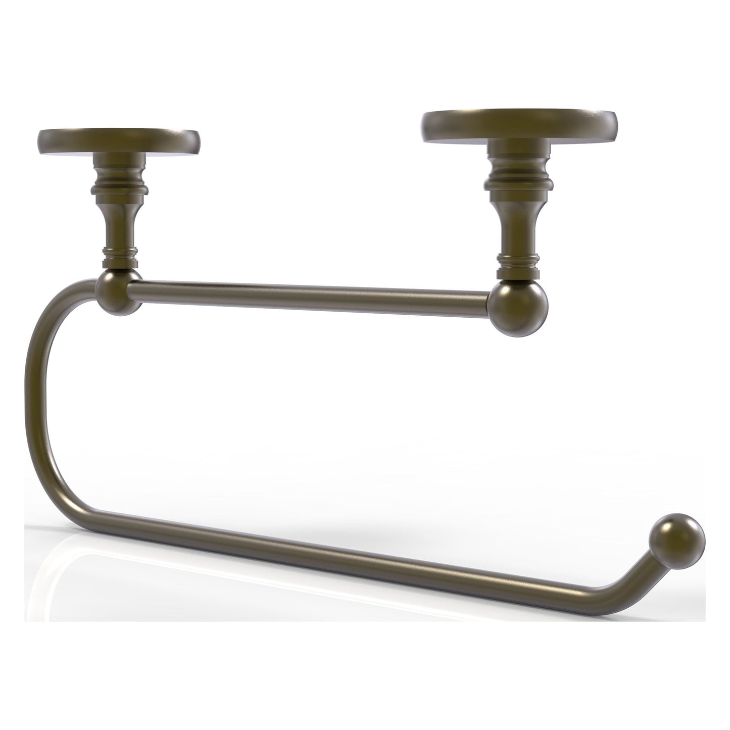 Allied Brass Prestige Skyline 15" x 2.5" Antique Brass Solid Brass Under Cabinet Paper Towel Holder