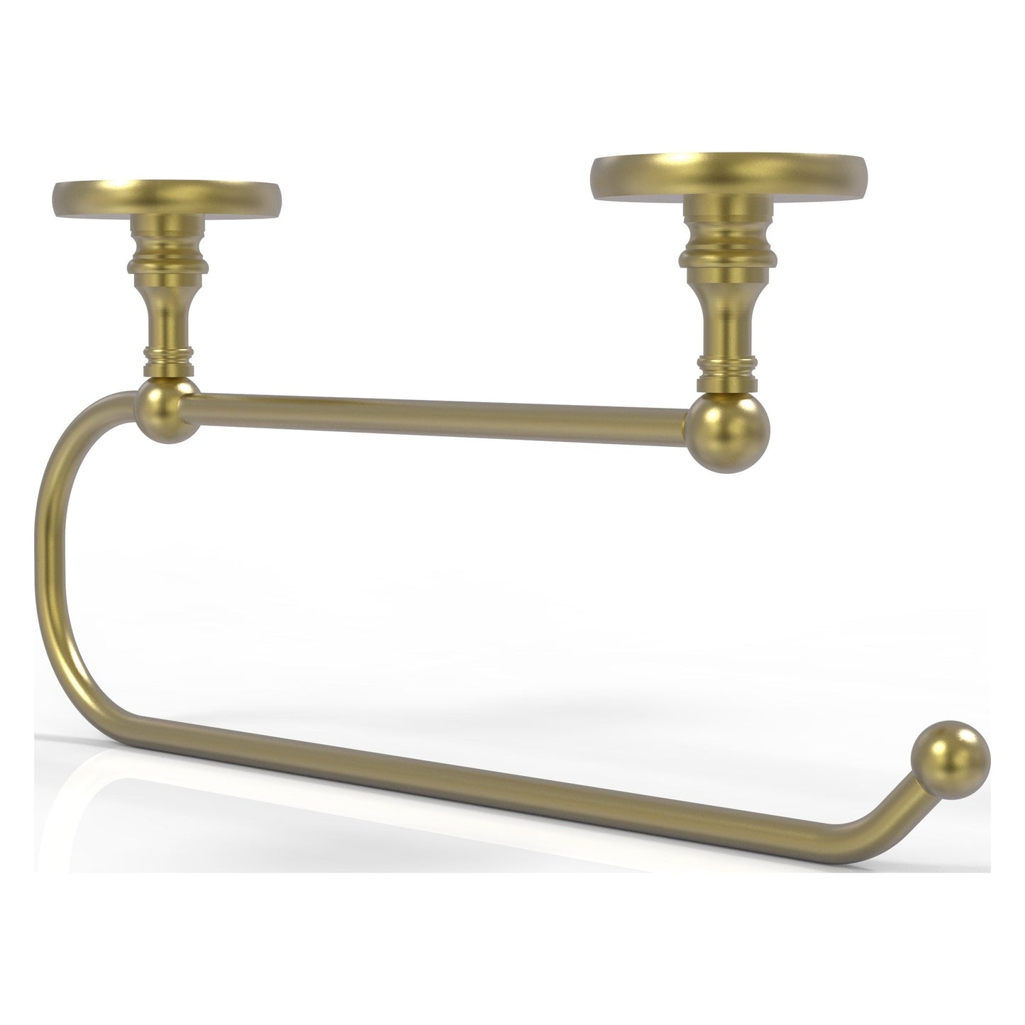 Allied Brass Prestige Skyline 15" x 2.5" Satin Brass Solid Brass Under Cabinet Paper Towel Holder