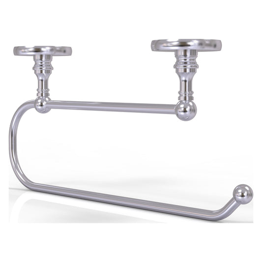 Allied Brass Prestige Skyline 15" x 2.5" Satin Chrome Solid Brass Under Cabinet Paper Towel Holder
