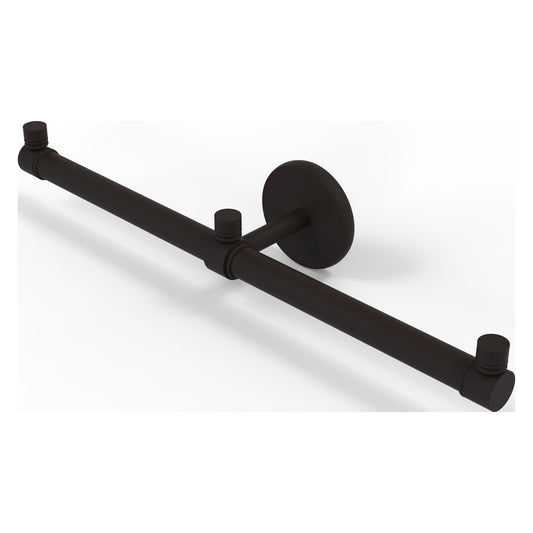 Allied Brass Prestige Skyline 15" x 3.5" Oil Rubbed Bronze Solid Brass 2-Arm Guest Towel Holder