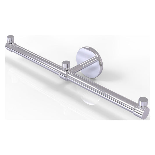 Allied Brass Prestige Skyline 15" x 3.5" Polished Chrome Solid Brass 2-Arm Guest Towel Holder