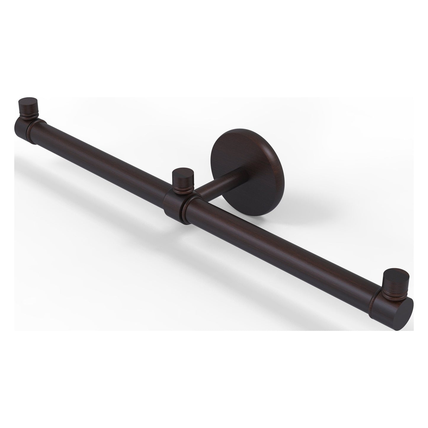 Allied Brass Prestige Skyline 15" x 3.5" Venetian Bronze Solid Brass 2-Arm Guest Towel Holder