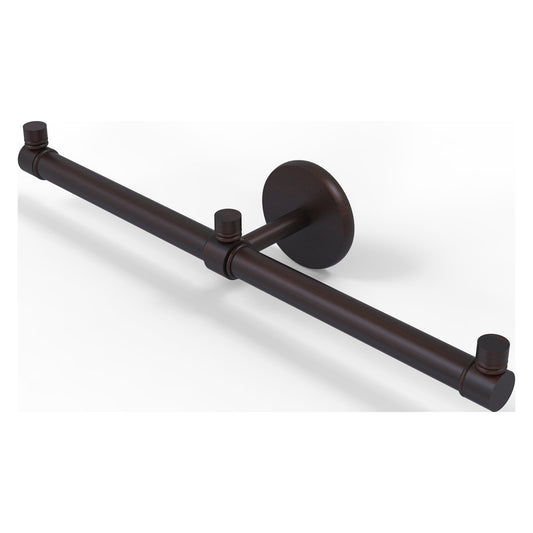 Allied Brass Prestige Skyline 15" x 3.5" Venetian Bronze Solid Brass 2-Arm Guest Towel Holder